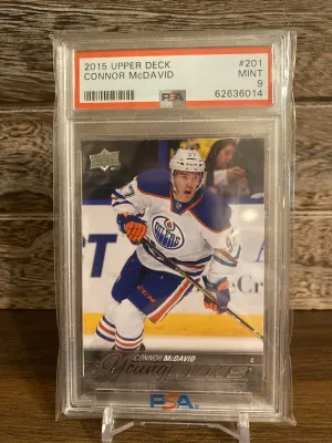 2015 Connor McDavid Young Guns Upper Deck #201 front