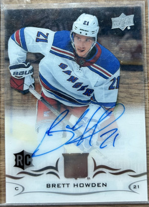 Brett Howden Clear Cut Rookie Auto front
