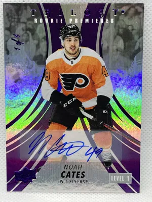 2022-23 UD Trilogy NOAH CATES #108 Rookie Premieres Auto 1/1 front