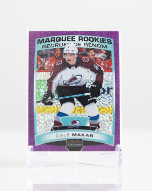Cale Makar  Upper Deck OPC Platinum Violet Pixels /199 front