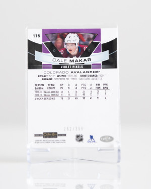 Cale Makar  Upper Deck OPC Platinum Violet Pixels /199 back