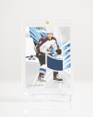 Cale Makar  Upper Deck SP Game Used Materials front