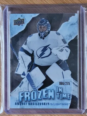 2022-23 Upper Deck Trilogy Andrei Vasilevskiy Frozen in Time 066/275 front