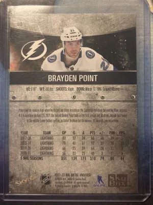Brayden Point PMG Red back