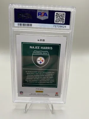 2021 Donruss Optic #DT20 Najee Harris Downtown Rookie Card PSA 10 back