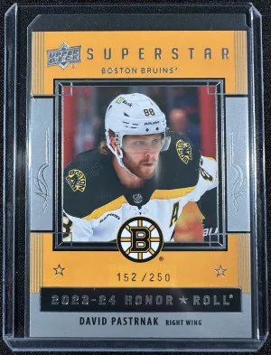 2023-24 Upper Deck Series One DAVID PASTRNAK Honor Roll /250 front