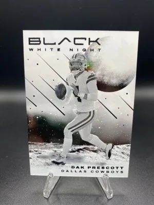 2023 Panini Black White Night Dak Prescott front