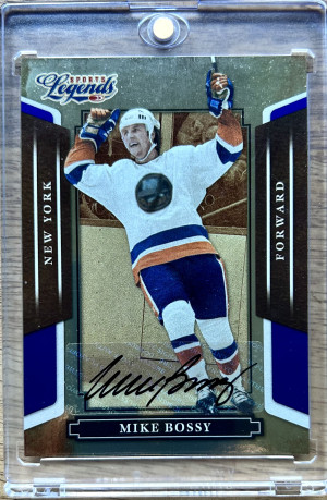 2008 Donruss Playoff MIKE BOSSY AUTO #/50 front