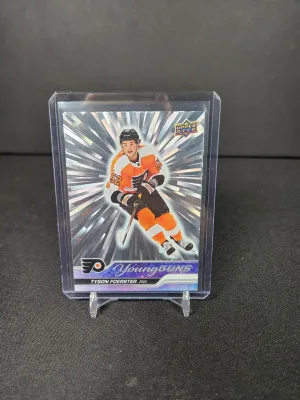 2023-24 Series 1 Tyson Foerster Outburst Silver Young Guns front