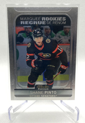 2021-22 O-Pee-Chee Platinum Shane Pinto Base Marquee Rookie #212 front