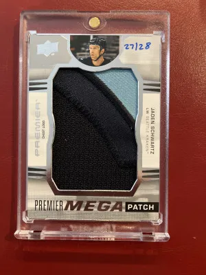 2021 Jaden Schwartz Premier Mega Patch /28 front