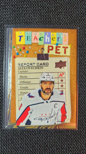 '23-'24 UD Series 1 Teacher's Pet Alex Ovechkin front
