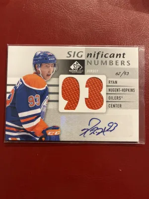 Ryan Nugent-Hopkins Significant Numbers /93 front