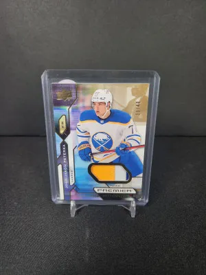 2021-22 Premier John-Jason Peterka Rookie Patch /40 front