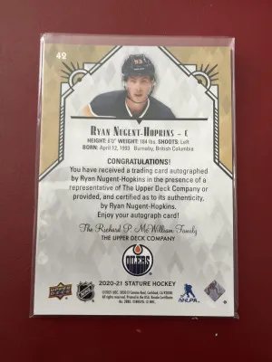 Ryan Nugent-Hopkins Stature Auto back