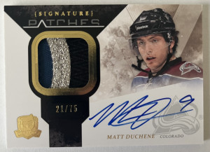 Matt Duchene 2010-11 Signature Patches front