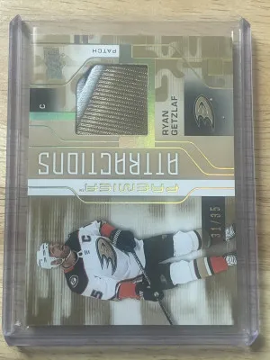 2021-22 Upper Deck Premier Ryan Getzlaf Patch 31/35 front