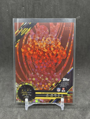 John Riggins 2015 Topps High Tek Blade Red Orbit Diffractor /5 #27 Redskins HOF back