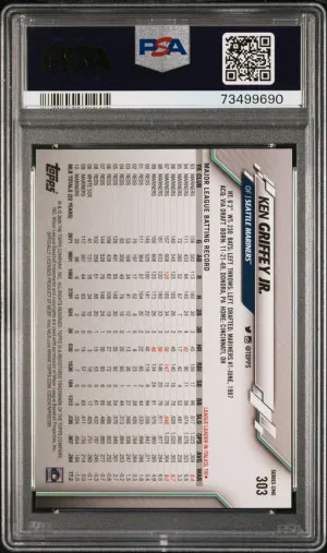 2020 Topps Ken Griffey Jr. SSP back
