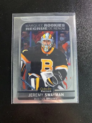 Jeremy Swayman 21-22 OPCP Marquee Rookie front