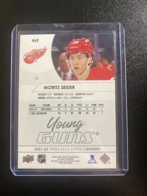 Moritz Seider 21-22 UD S2 Young Guns back