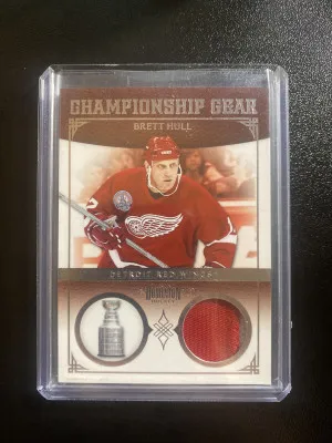 Brett Hull 2011 Panini Dominion Championship Gear /50 front