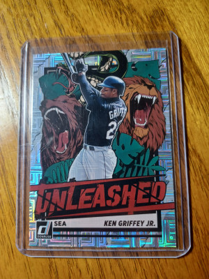 2021 Donruss Unleashed Ken Griffey Jr Vector Parallel front