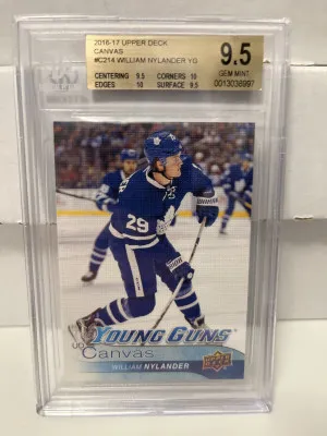 2016-17 Upper Deck Young Guns Canvas #C214 William Nylander front