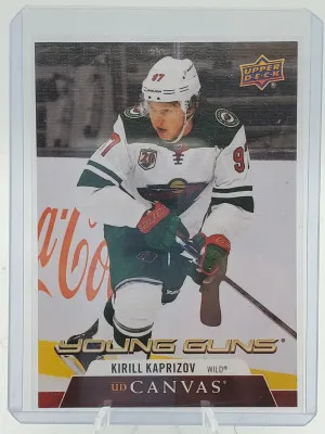 Kirill Kaprizov 2020-21 Upper Deck Young Guns Canvas Rookie front