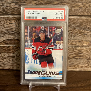 2019 Jack Hughes Young Guns front