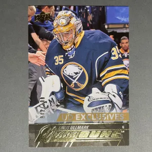 2015-16 UPPER DECK LINUS ULLMARK YOUNG GUNS EXCLUSIVES /100 front