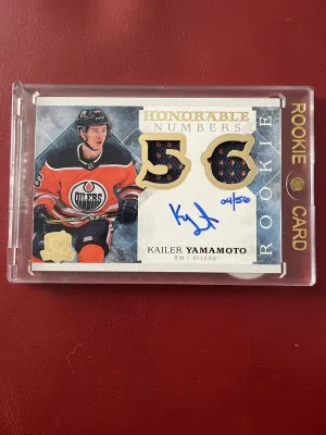 Kailer Yamamoto Honorable Numbers Rookie /56 front