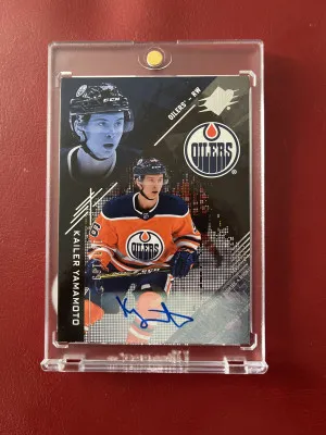 Kailer Yamamoto SPX rookie auto front