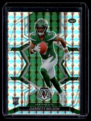 2022 Panini Mosaic - Rookies Silver Prizm #311 Garrett Wilson (RC) front