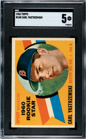 1960 Topps #148 Carl Yastrzemski ROOKIE SGC 5 EX front