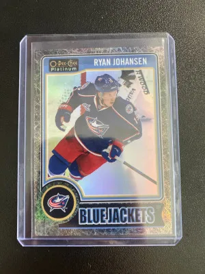 Ryan Johansen 14-15 OPC Platinum Black ice 01/25 front