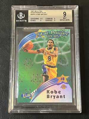 1997 Ultra Kobe Bryant Star Power Plus BGS 9 front