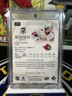 Josh Norris The Cup /36 back