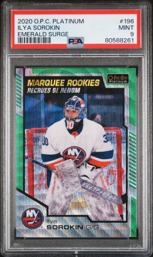 ilya sorokin emerald surge rc /10 psa 9 front