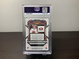 2022 Chronicles Brock Purdy Prizm Black back