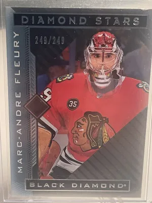 2022 Upper Deck Diamond Stars /249 Black Diamond #BDS-MF  Marc- Andre Fleury front