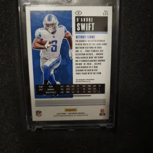 2020 Panini Contenders D'Andre Swift Rookie Ticket back