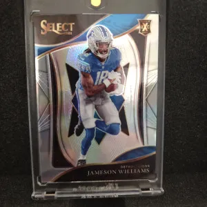 2021 Panini Select Jameson Williams 2022 XRC Prizm RC front
