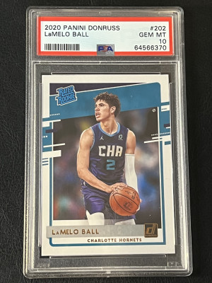 2020 Donruss Lamelo Ball PSA 10 front