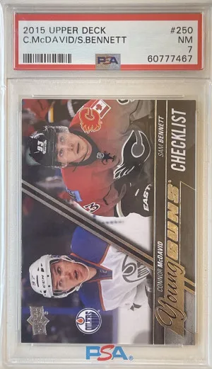 2015 UD C. McDavid & S. Bennett Young Guns front