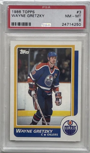 1986 Topps Wayne Gretzky front