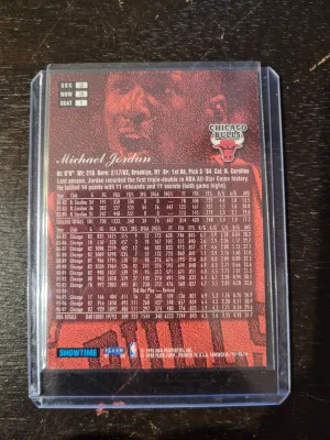 1997 MICHAEL JORDAN Flair Showcase ROW 3 back