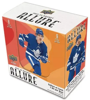 2022-23 UPPER DECK UD NHL HOCKEY ALLURE FACTORY SEALED HOBBY BOX NEW front