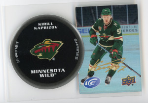 2021-22 Upper Deck Ice #SH-13 Kirill Kaprizov Shrines front