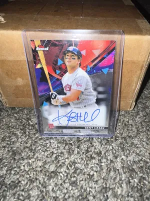 2021 Topps Finest Kent Hrbek Auto front